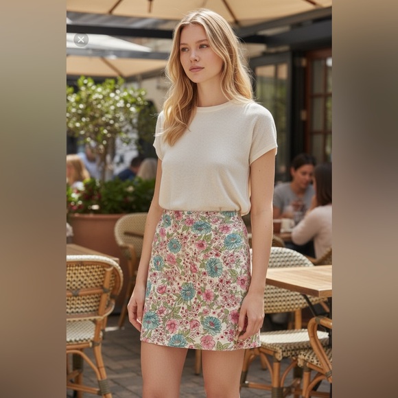 jonathan martin Dresses & Skirts - Jonathan Martin Floral Skirt, sz L